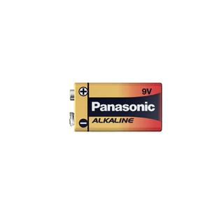 Panasonic Alkaline 9V Shrink pack x1 ชิ้น ถ่านอัลคาไลน์ ชนิด 9V รุ่น 6LR61T/1SL