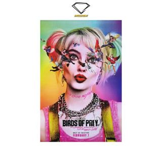 💎Intelligent | โปสเตอร์ Harley Quinn | ขนาด 23.5x34.5 นิ้ว | x 1 แผ่น ฮาร์ลีย์ ควินน์ โปสเตอร์หนัง โปสเตอร์นักแสดง DC