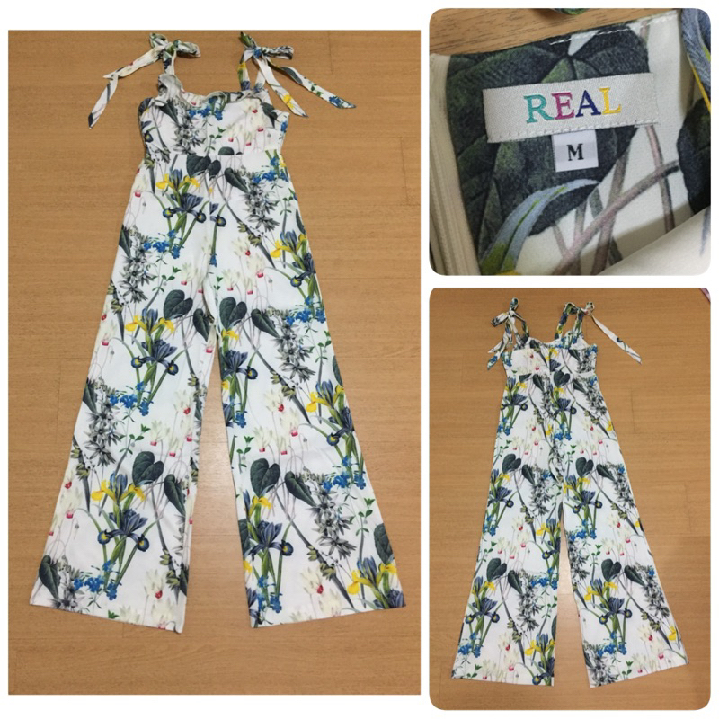 ส่งต่อ จั้มสูท Real.kloset size m ไม่เคยใส่ (shop 2,950฿)