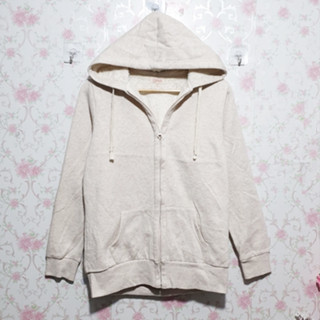 Closshi Plle Lined Hoodie Jacket เสื้อกันหนาวแขนยาวบุขน เสื้อฮู้ดบุขน ไซด์ LL
