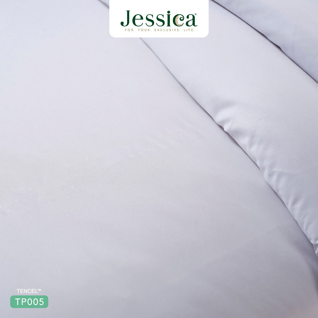 Jessica Tencel TP005 ชุดเครื่องนอน ผ้าปูที่นอน ผ้าห่มนวม เจสสิก้า สีพื้น ให้สัมผัสที่นุ่มลื่นดุจแพรไหม - รูปที่ 2