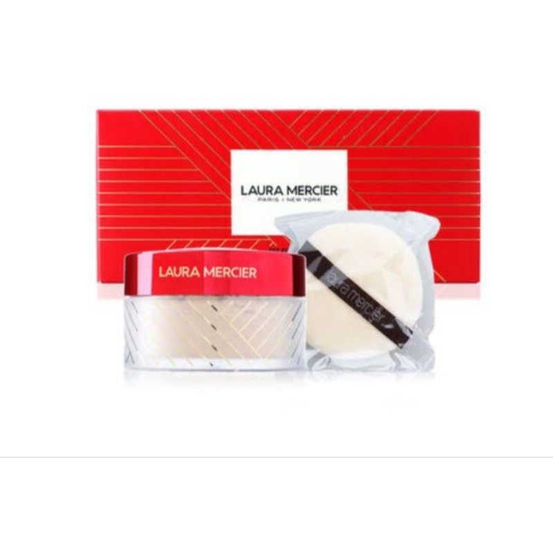 Laura Mercier For Luck Translucent Loose Setting Powder And  Puff Set