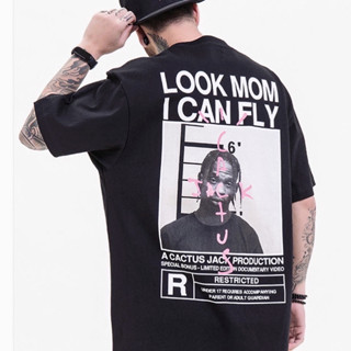 เสื้อโอเวอร์ไซส์ ผู้ชาย look mom travis scott ovp เสื้อฮิปฮอป รุ่นใหม่ ทราวิส