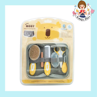 Baby Moby เบบี้ โมบี้ ชุดอุปกรณ์ตัดเล็บและหวี (Baby Grooming Set) ที่ตัดเล็บเด็ก กรรไกรตัดเล็บเด็ก