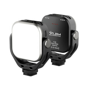 Ulanzi VIJIM VL66 ไฟ LED ใหม่ล่าสุด แบตเตอรี่ในตัว ใช้กับกล้องหรือมือถือ ได้หมด รุ่นนี้ปรับหมุน 360 