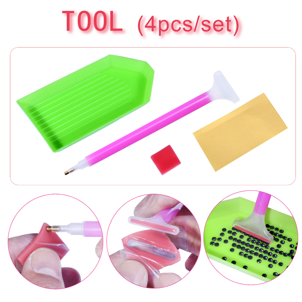 (พร้อมส่ง) ภาพติดเพช