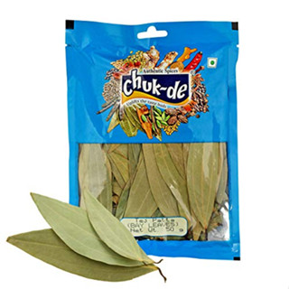 chuk de Bay Leaves (Tej Patta) 100g ( ใบกระวาน ตรา ชักเด้ ขนาด 100g)