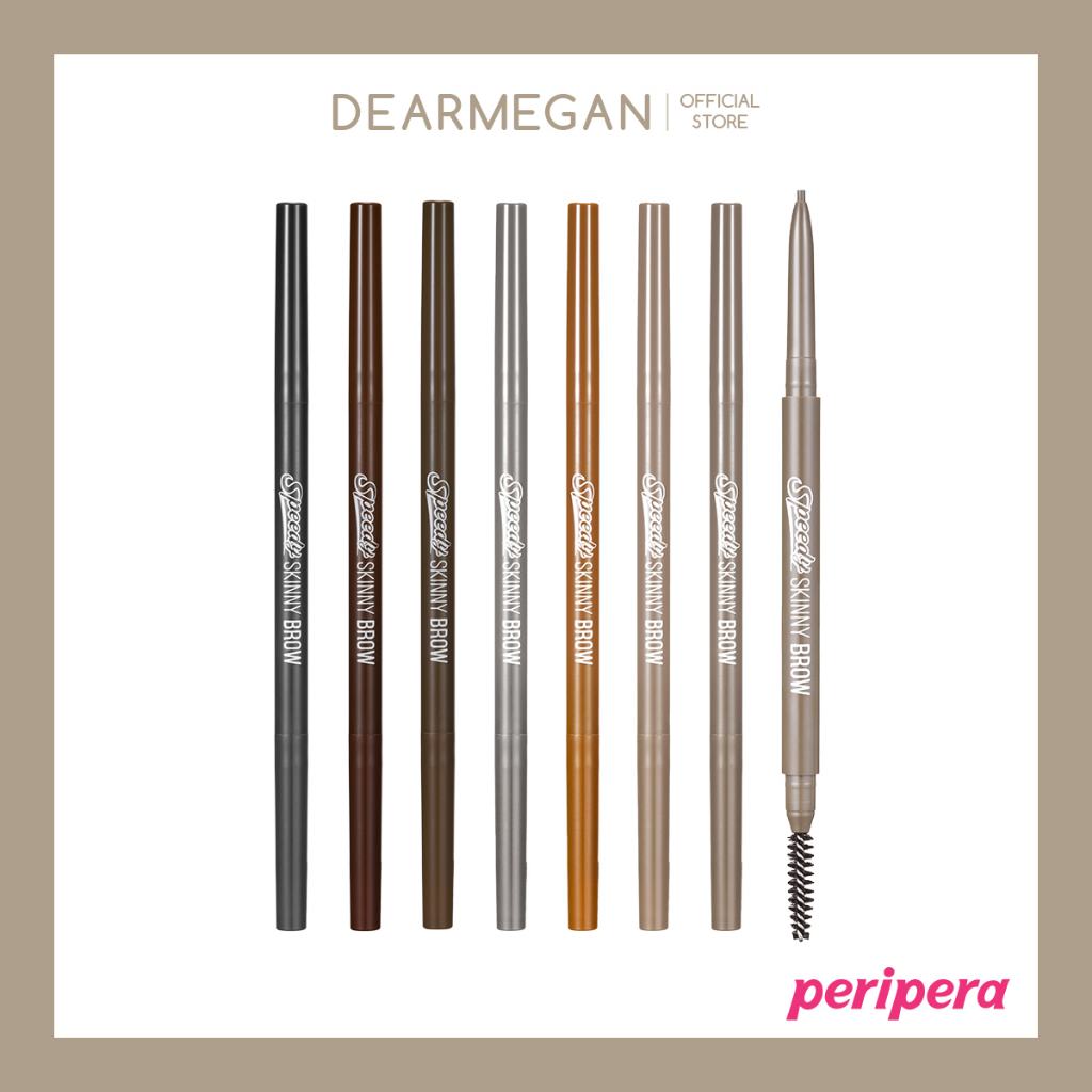 PERIPERA ดินสอเขียนคิ้ว หัวดินสอ 1.5 มม รุ่น SPEEDY SKINNY BROW