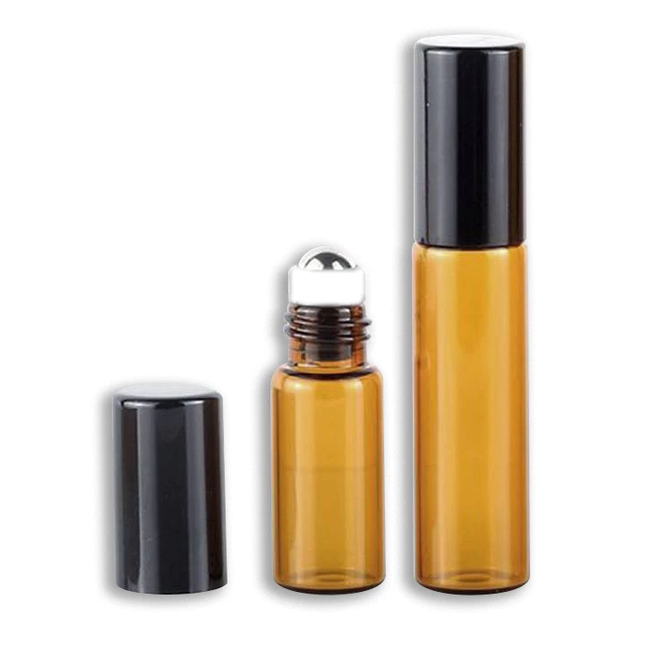 🧴 ถูกที่สุด PACKING.DD🧴GI004 ขวดลูกกลิ้งสีชา 3-5-10 ml ขวดลูกกลิ้ง PGZ01 thumbnail 6