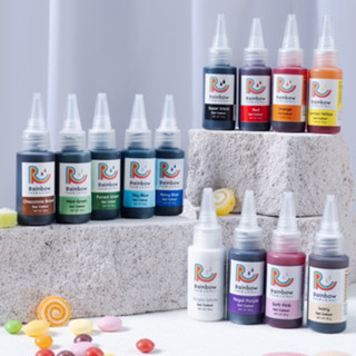 Rainbow Food Color Gel Set *สินค้ามีอายุ 3 ปี จากวันผลิต ใต้ขวด