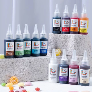 Rainbow Food Color Gel *สินค้ามีอายุ 3 ปี จากวันผลิต ใต้ขวด