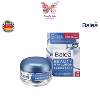 ครีมบำรุงผิวกลางวันผสมกันแดด Balea Beauty Hyaluron Day Cream SPF 15, 50 ml