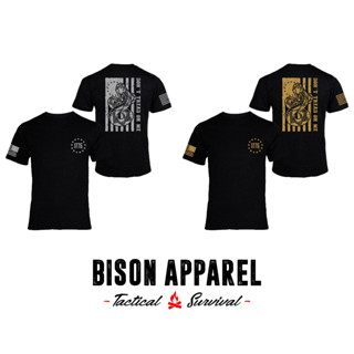 Bison Apparel เสื้อยืดลาย Dont Tread On Me