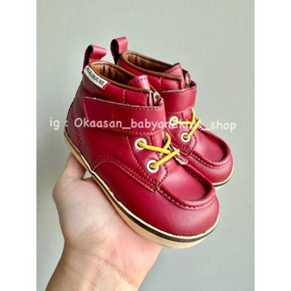 รองเท้าบูทมิกิเฮ้าส์ mikihouse boot shoe มือสอง สภาพดีมาก พร้อมส่ง size 13.0 cm ไม่มีกล่องนะคะ