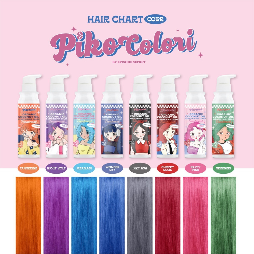 1 แถม1 ของแท้ % Piko Colori ทรีทเมนต์เปลี่ยนสีผมเม็ดสีติดทน สีไม่หลุดง่าย สีตรงปก ครีมเปลี่ยนสีผมพร้อมบำรุงผม