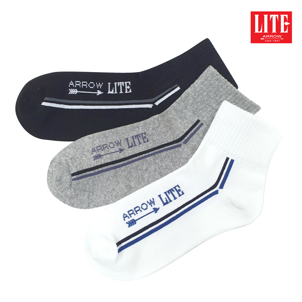 ARROW_LITE ถุงเท้า ARROW LITE แบบหุ้มข้อ PACK 1 คู่ สีขาว