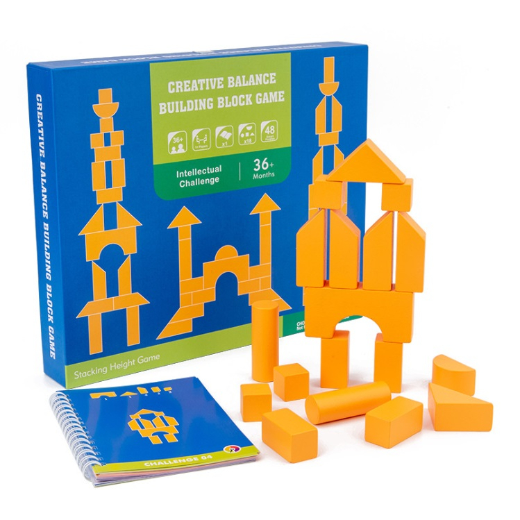 Creative Balance Building Block Game บาลานซ์เกม ของเล่นไม้ ของเล่นแนวมอนเตสซอรี่ ของเล่นเสริมพัฒนากา