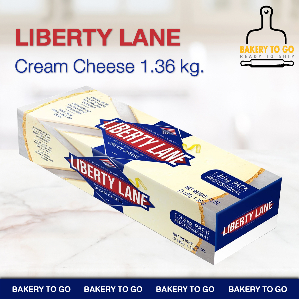 Bakery to Go : ลิเบอร์ตี้เลน ครีมชีส Liberty Lane Cream Cheese  1.36 kg. (จัดส่งแช่เย็น)