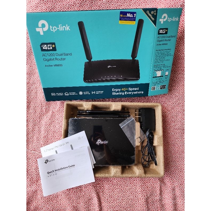 Router TP-LINK Archer MR600 V2 4G+ Cat6 AC1200 Wireless Dual