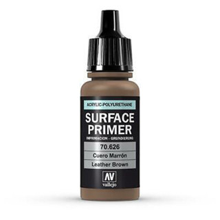 Vallejo Surface Primer 70.626 Leather Brown 17 ml 8429551706261 (สี)