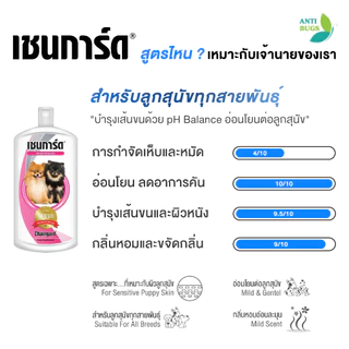 Chaingard แชมพูสุนัข เชนการ์ด ขนาด 350ml ช่วยกำจัดเห็บหมัดสุนัข ลดกลิ่นสาบ มีให้เลือก 5 สูตร