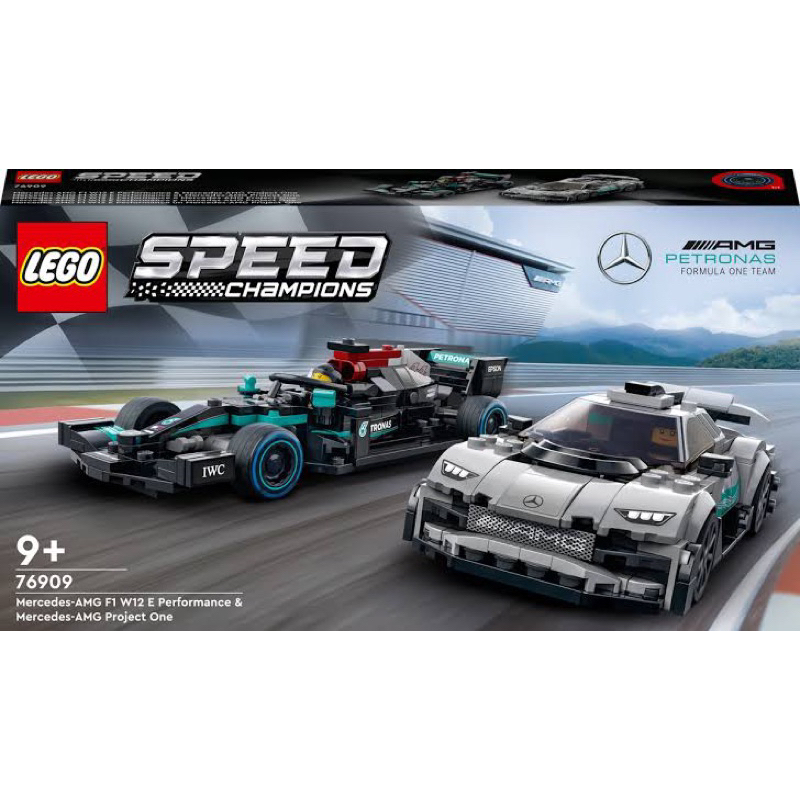 LEGO Speed Champions 76909 Mercedes-AMG F1 W12 E Performance & Mercedes-AMG Project One