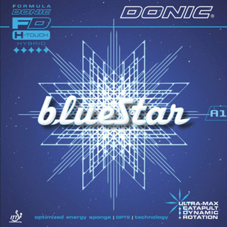 ( ใหม่ล่าสุด )  ยางปิงปองยี่ห้อ DONIC รุ่น BLUESTAR A1  ของแท้ 100%