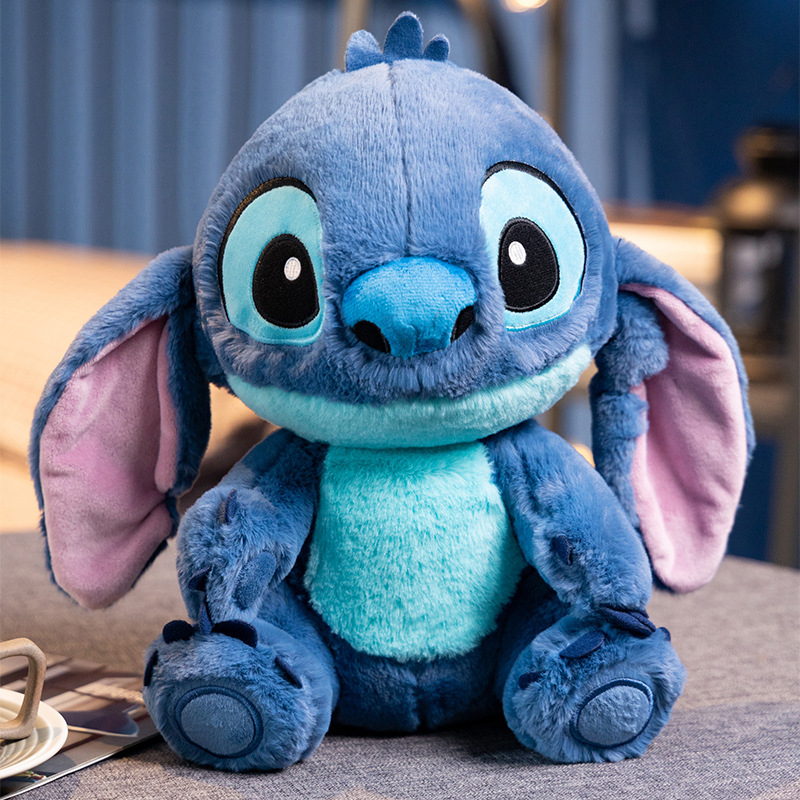 ตุ๊กตา Stitch สีสีน้ำเงิน ขนาด 35 cm ตุ๊กตาของเล่น น่ารัก ยัดไส้ กระเป๋า เครื่องประดับ พวงกุญแจ ของขวัญวันเกิด ตุ๊กตาตุ๊