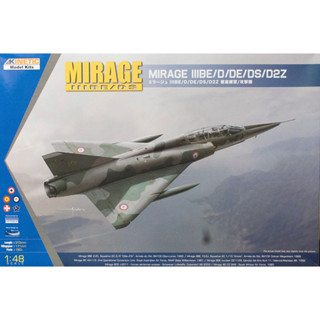 พลาสติก โมเดล ประกอบ KINETIC สเกล 1/48 Mirage IIIBE/D/DE/DS/D2Z (48054)