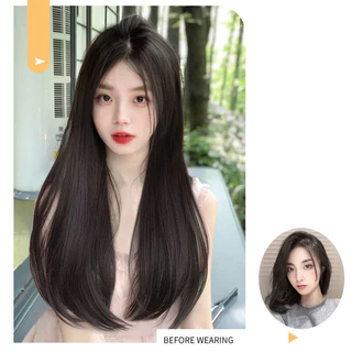 [จัดส่งในกทม] แฟชั่นเกาหลี ผมปลอม แฮร์พีช หัวเข็มขัดต่อผมรูปตัวยู เป็นธรรมชาติมาก ใช้งานง่าย เครื่องประดับผมแฟชั่น