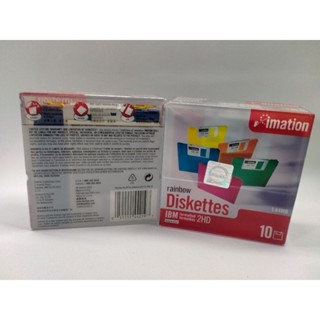 แผ่นดิส แบบสี Imation แท้ IBM Format หรือ Diskettes 1.44  กล่องในซีน จุ10แผ่น