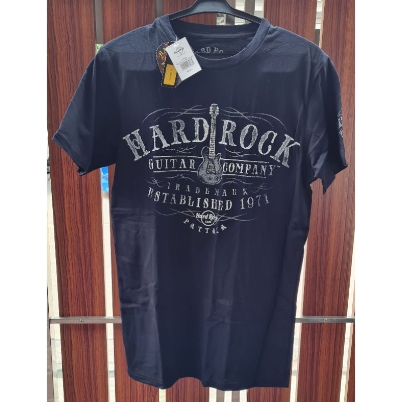 เสื้อยืด Hard Rock Cafe Pattaya คอกลม แขนสั้น สีดำ