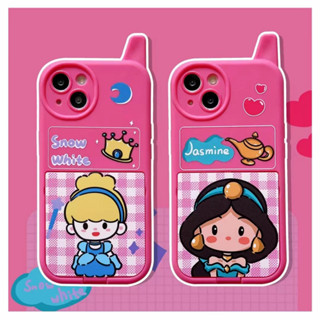 💜ส่งของขวัญ💜เคสไอโฟน 14 Pro Max 13 12 11 เคส for เคสไอโฟน11 น่ารัก กระจกเงา โทรศัพท์ปุ่มกด พกง่ายๆ การป้องกันการตก Case