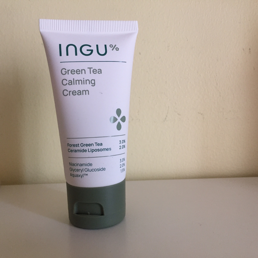 INGU Green Tea Calming Cream อิงกุ กรีนที คาล์มมิ่ง ครีม (สภาพดี สะอาด ของแท้ 100%)