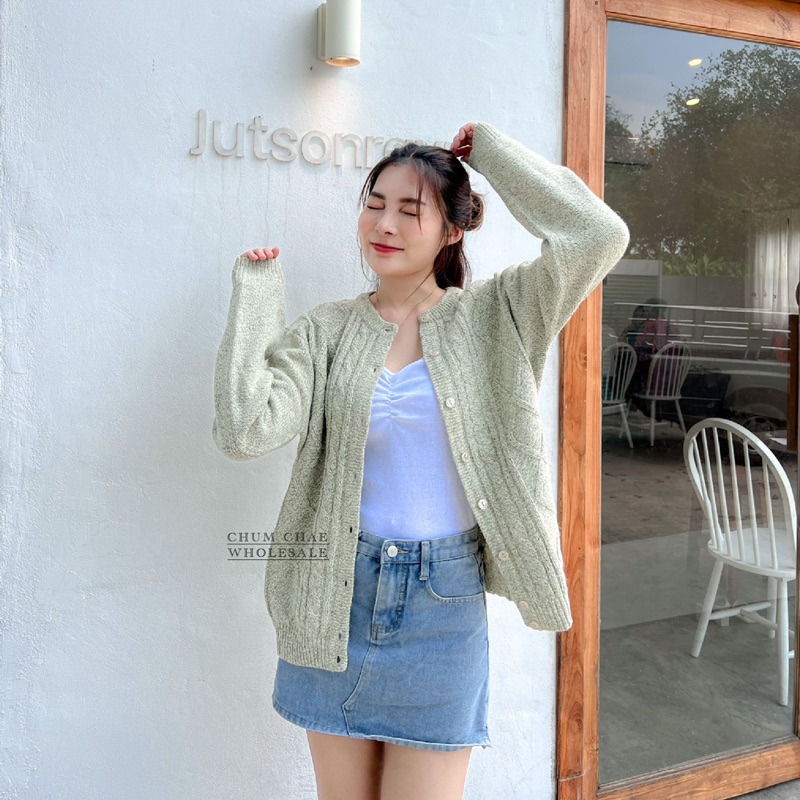 เสื้อไหมพรมคอกลมสาวอวบ ไซส์ใหญ่ DAMART #18869294442