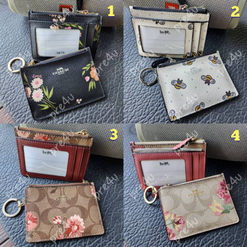 Coach mini skinny id case in signature canvas brandname bybua thaipick