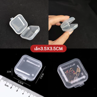 [0495] กล่องพลาสติกใสขนาดเล็ก กล่องเก็บของขนาดเล็ก กล่องเก็บเครื่องประดับ กล่องพลาสติก