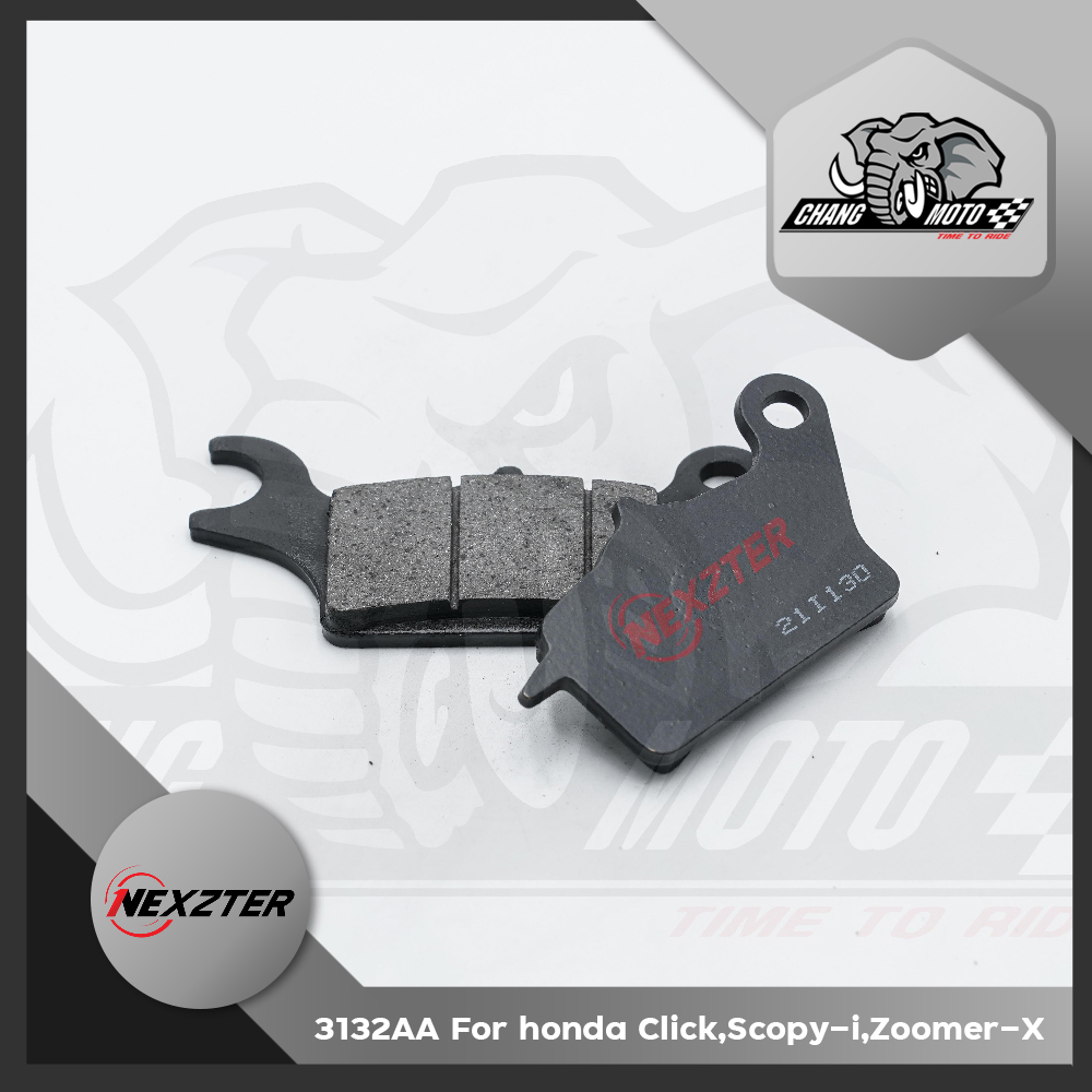 ผ้าเบรค Nexzter เบอร์ 3132AA สำหรับ HONDA AIR BLADE 2011,CLICK 110i 125i,SCOOPY i,SPACY i,ZOOMER X,M