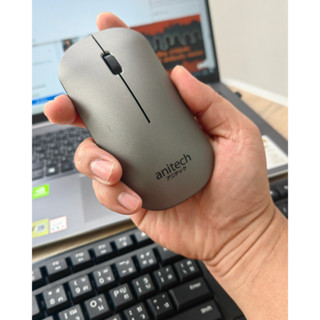 Anitech Bluetooth and Wireless Rechargeable Mouse (W232) Gray