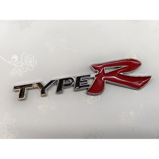 ป้ายโลโก้ TYPER ติดท้ายรถ