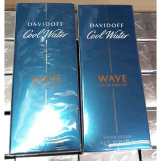 Davidoff Cool Water Wave For Men 125ml (EDT) กล่องซีล แท้100% ทักแชทเช็คสต็อกก่อนสั่งนะคะ