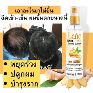 Lane สเปรย์ปลูกผม น้ำยาปลูกผม บำรุงรากผม ลดผมร่วง ผมบาง ใช้เช้า-เย็น ทุกวัน 120 ml