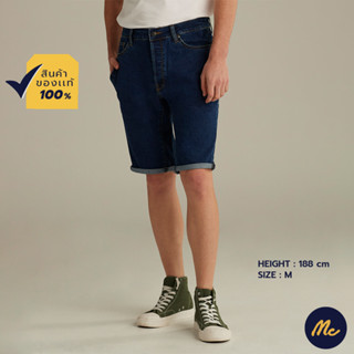 Mc Jeans กางเกงขาสั้นยีนส์ผู้ชาย สียีนส์เข้ม MCJZ042