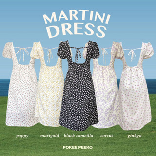 POKEE MARTINI DRESS เดรสเว้าหลังแขนตุ๊กตา 💐🩰🪟