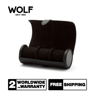 กล่องนาฬิกา WOLF1834 รุ่น AXIS TRIPLE WATCH ROLL (Powder Coat)