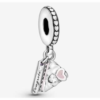 (สินค้าพร้อมส่ง) Pandora  Celebration Cake Dangle Charm ติ้งเค้ก ชาร์มPandoraของเเท้100%