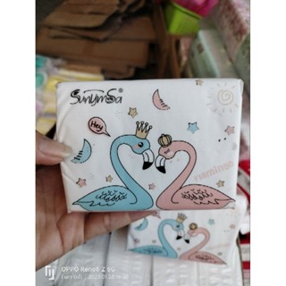 ทิชชู่เช็ดหน้าหงส์คู่ยกลัง