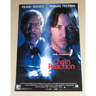 Handbill (แฮนด์บิลล์) หนัง “Chain Reaction”  ใบปิดไทย จากค่ายวิดีโอ ราคา 129 บาท