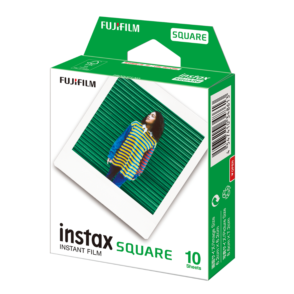 Fujifilm Instax Square Film (10Pcs/Pack) ฟิล์มขนาด Square สำหรับกล้องอินสแตนท์ 1แพ็ค ถ่ายได้ 10 รูป ของแท้ - รูปที่ 2