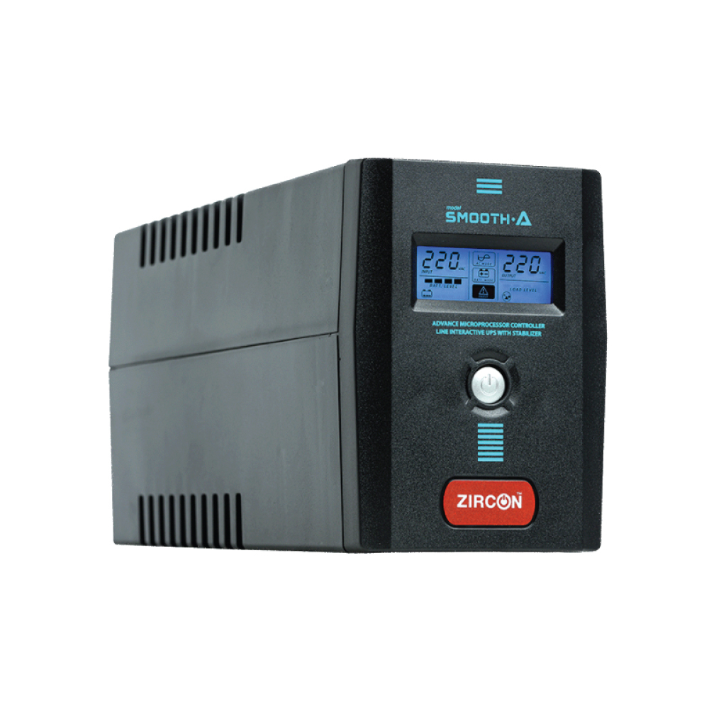 UPS (เครื่องสำรองไฟฟ้า) zircon Smooth-A 1000VA 550W ***กรุณาสั่งครั้งละไม่เกิน 4 ตัว*** BY N.T Computer